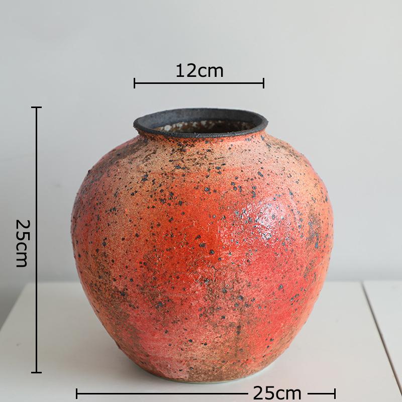 

Creative Pomegranate Texture Ceramic Vase Modern Plant Pot Table Decoration Flower Arrangement Floral Vases Room Aesthetic Decor