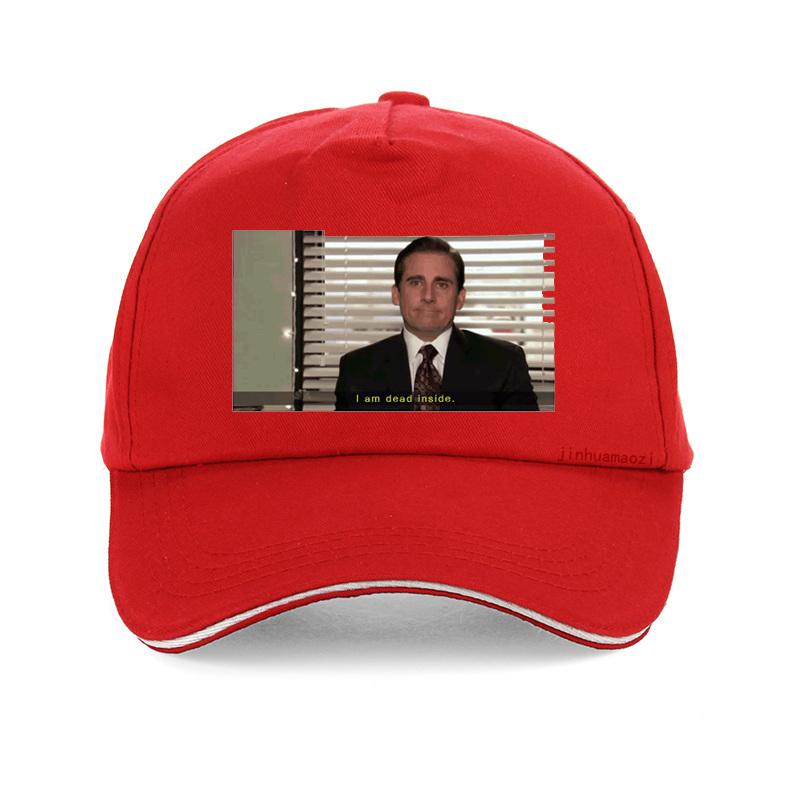 

I Am Dead Inside Quotes Funny cap The Office Michael Scott Baseball Caps Unisex Tumblr Grunge Fashion Unisex Women Snapback hat