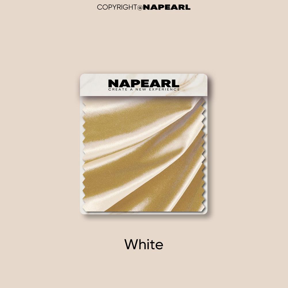 1PC NAPEARL Golden Luxurious Lace Trimmed Velvet Curtain Head for Small Window Decor 70x42cm