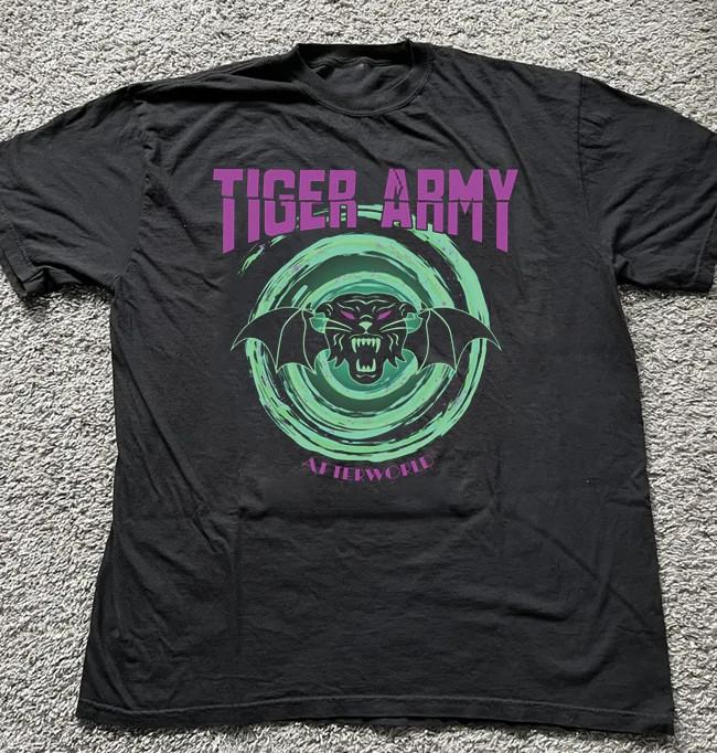 Tiger Army - Afterworld Album Cotton T Shirt Size S-5XL Unisex T-Shirt S
