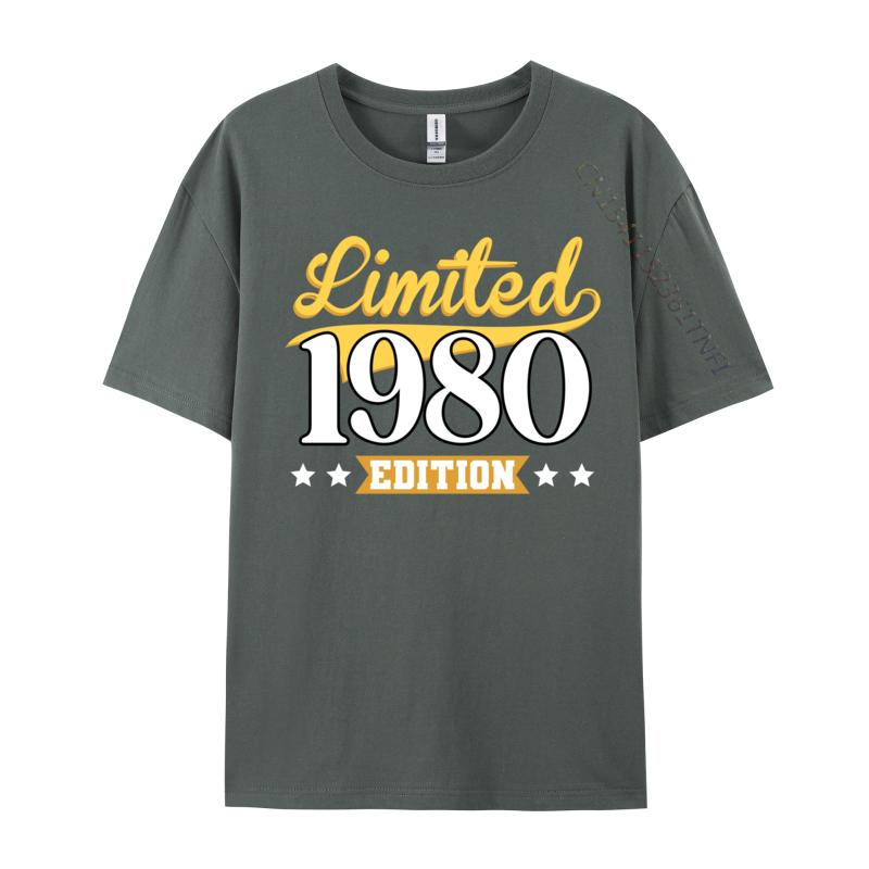 Limited 1980 Printed On Tops Tees Cotton Unisex Tshirts Group Printed On TeeShirt 2024 Hot Sale Top Quality