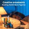 Reading Mr. Resin Ornaments Home Living Room Desktop Study Decoration Crafts Ornaments