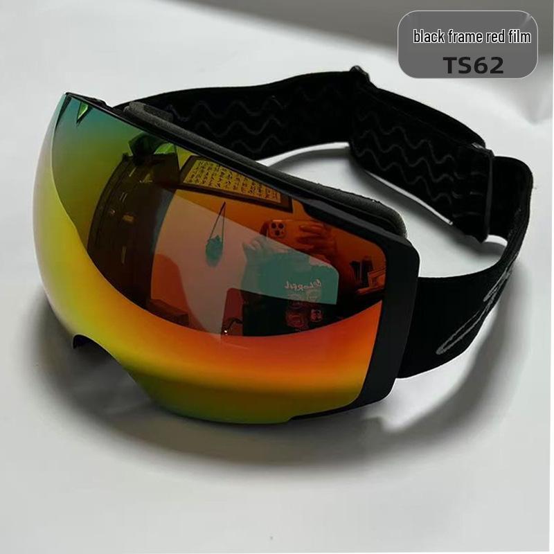 2025 Unisex Spherical Ski Goggles: Double-Layer Anti-Fog Outdoor Cylindrical Snow Goggles