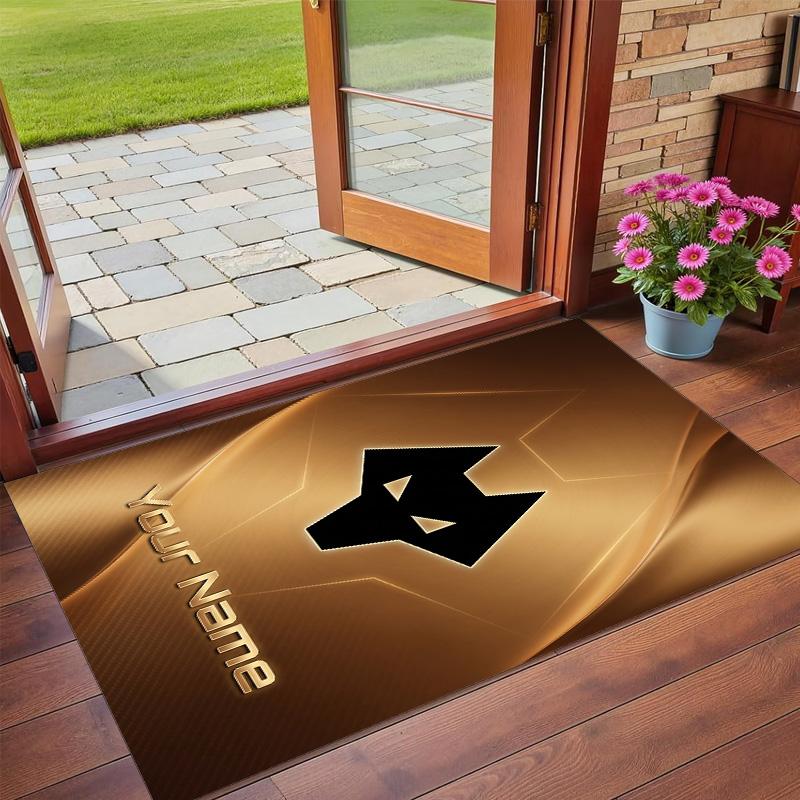 Crystal Velvet Rug Custom Name Text, Soft Non Slip Floor Mat Home DecorWolverhampton Wanderers Football