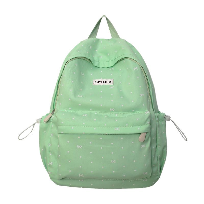 Printed Backpack Junior High School Student Lightweight Schoolbag Women's Travel Large Capacity Backpack