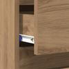 Nightstand Artisan Oak 45 x 35 x 44 cm Engineered Wood