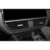 For Porsche Cayenne 2018-23 ABS Carbon Fiber Instrument L&R Air Outlet Vent Trim