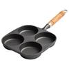 ZISIZ Cast Iron Egg Frying Pan Set