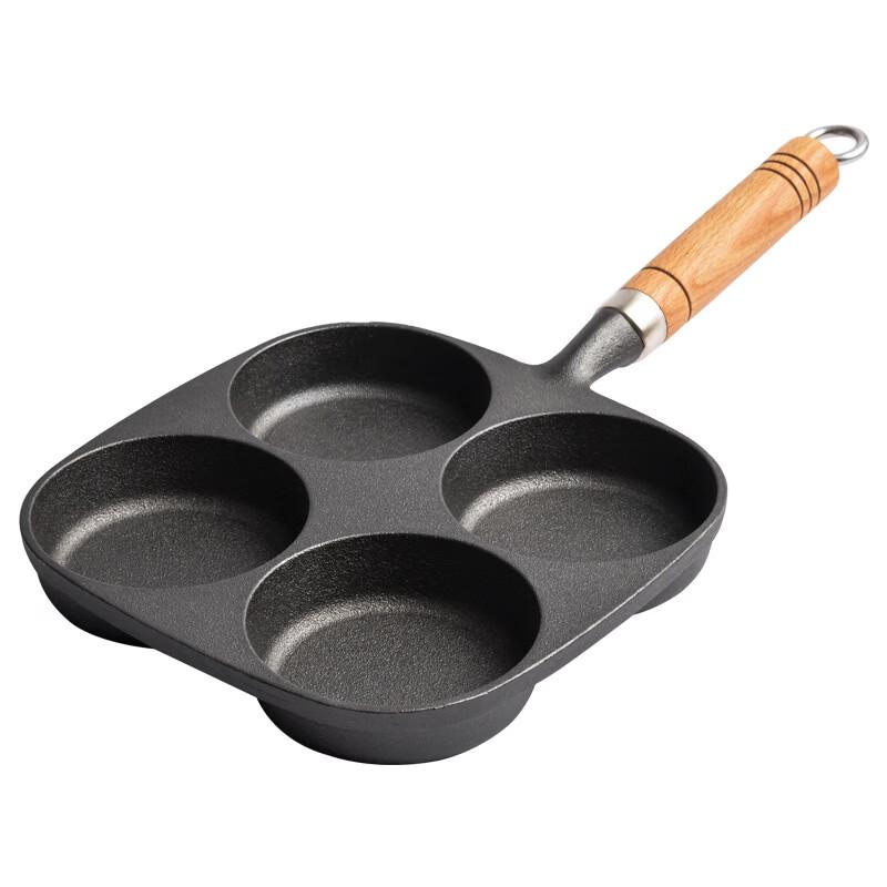 ZISIZ Cast Iron Egg Frying Pan Set