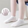 5Pairs/lot Summer Children's Socks For Girls Boys Thin Cotton White Kids Mesh Baby Socks For Toddler Solid Sock 1-12Y
