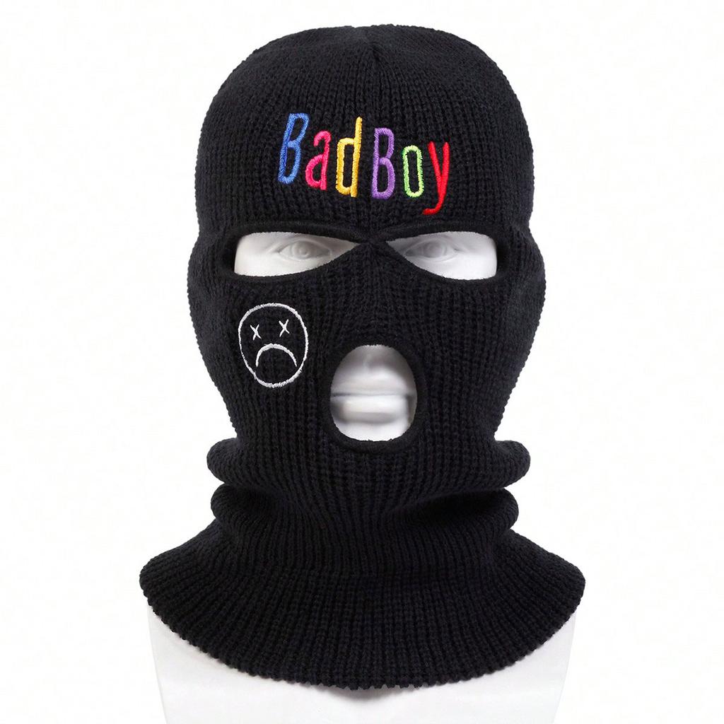 Unisex 5 stiler Broderi Balaklava Lue Vinter Varm Kald Lue Vindtett Strikkede Luer Vår Høst Utendørssport Reise for Kvinner Menn