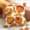 Pumpkin Print Pillowcase Autumn Harvest Festival Pillowcase 45X45Cm Living Room Sofa Cushion Cover Bedroom Room Home Decoration
