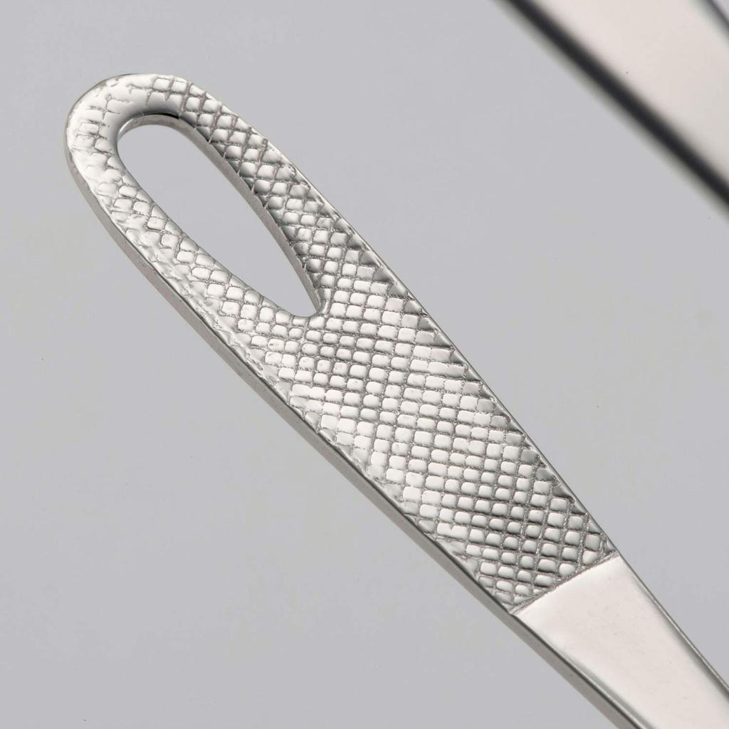 Shimomura Planning Chopsticks Tongs in Stainless Steel Seamless Slim Outdoor 30cm 32084 Tsubame Sanjo [Made Japan]