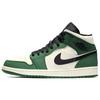 Jordan Air Jordan 1 Reverse Birth Leather Thermal Coverage High top Vintage Basketball Shoes Men's Black Green Red 852542-301(Team98-)