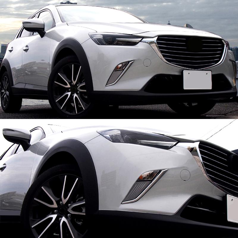 

Для Mazda CX-3 CX3 2015 2016 2017 2018 Передний Фонарь Фары Противотуманной Фары Накладка на Бровь Декоративная Накладка ABS Хром Автомобильные Аксессуары 2 шт.
