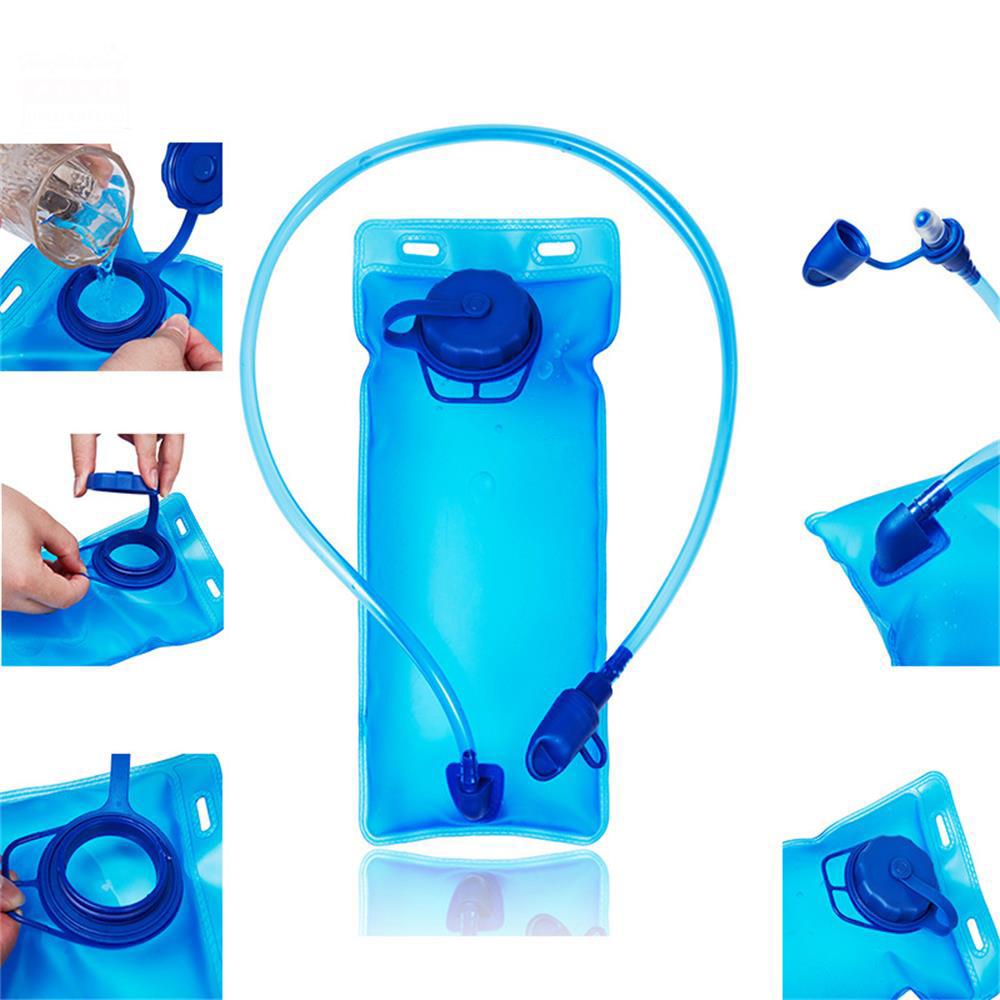 2L Sports Water Bladder TPU Drinking Bag Portable Water Bladder Storage Bag BPA Free For Climbing Riding Marathon Cross-Rally