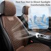 Car Seat Cushion Ice Silk Material Ventilation ComfortableDurable Four Seasons Universal Split Single Car Front Seat Cover