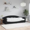 VidaXL Daybed with Mattress Black 90x200 Cm Velvet 3197281