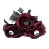 Flower Rose Artificial Flower With Eyeball Halloween Ghost Black Fake Flower