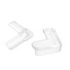 Kids' Protective Soft Silicone Table Corner Guards, Transparent Anti-Bump Cushion