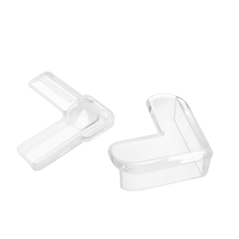 Kids' Protective Soft Silicone Table Corner Guards, Transparent Anti-Bump Cushion