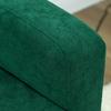 Two-Seater Velvet-Feel Sofa - Green