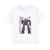 2026 Summer Transformers Autobots Pattern 100 Cotton Printed Hasbro Brand Childrens TShirt Loose Comfortable and Breathable
