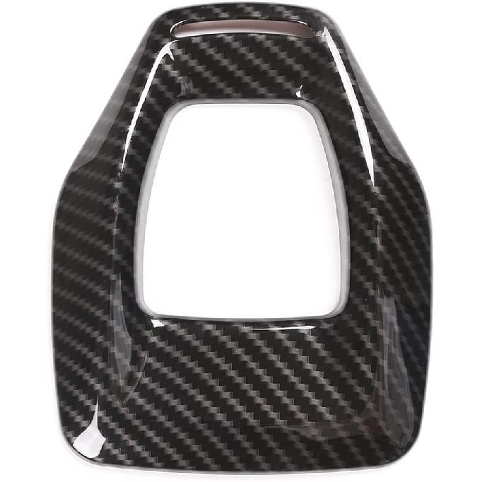 TOYCIDFG Car Gear Shift Knob Panel Cover Trim Frame for Alfa Romeo Stelvio 2020-2023 ABS Carbon Fiber Pattern Car Accessories