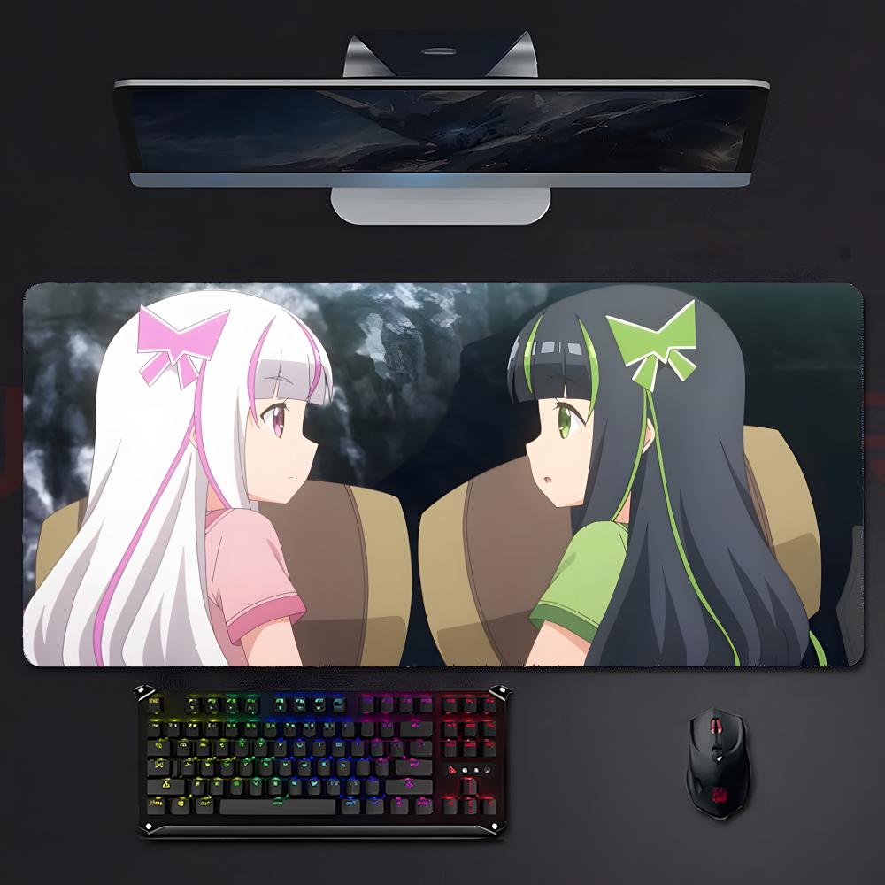 Cute Fun Anim BBofuri I Dont Want To Get Hurt Mouse Pad Mousepad Large Gaming Lockedge Thickened Pc Table Desk Mat