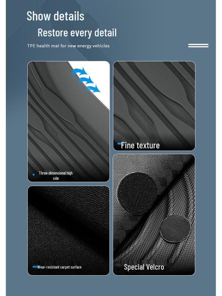 Waterproof TPE Floor & Trunk Mats for 2022-2026 BYD Song PRO