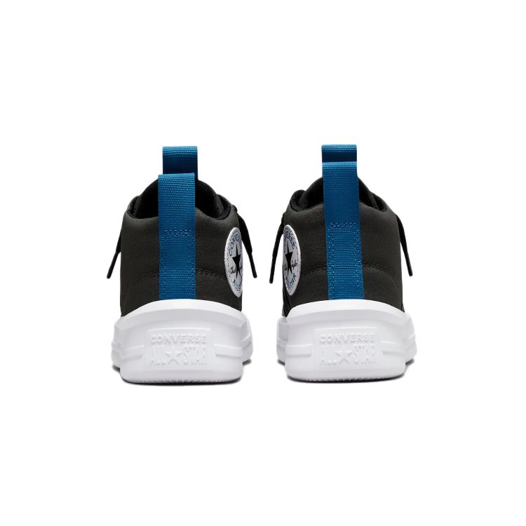 Converse Chuck Taylor All Star Ultra Easy-On Mid-Top Kids Canvas Shoes Graphite Black Kids Sneakers 372836C