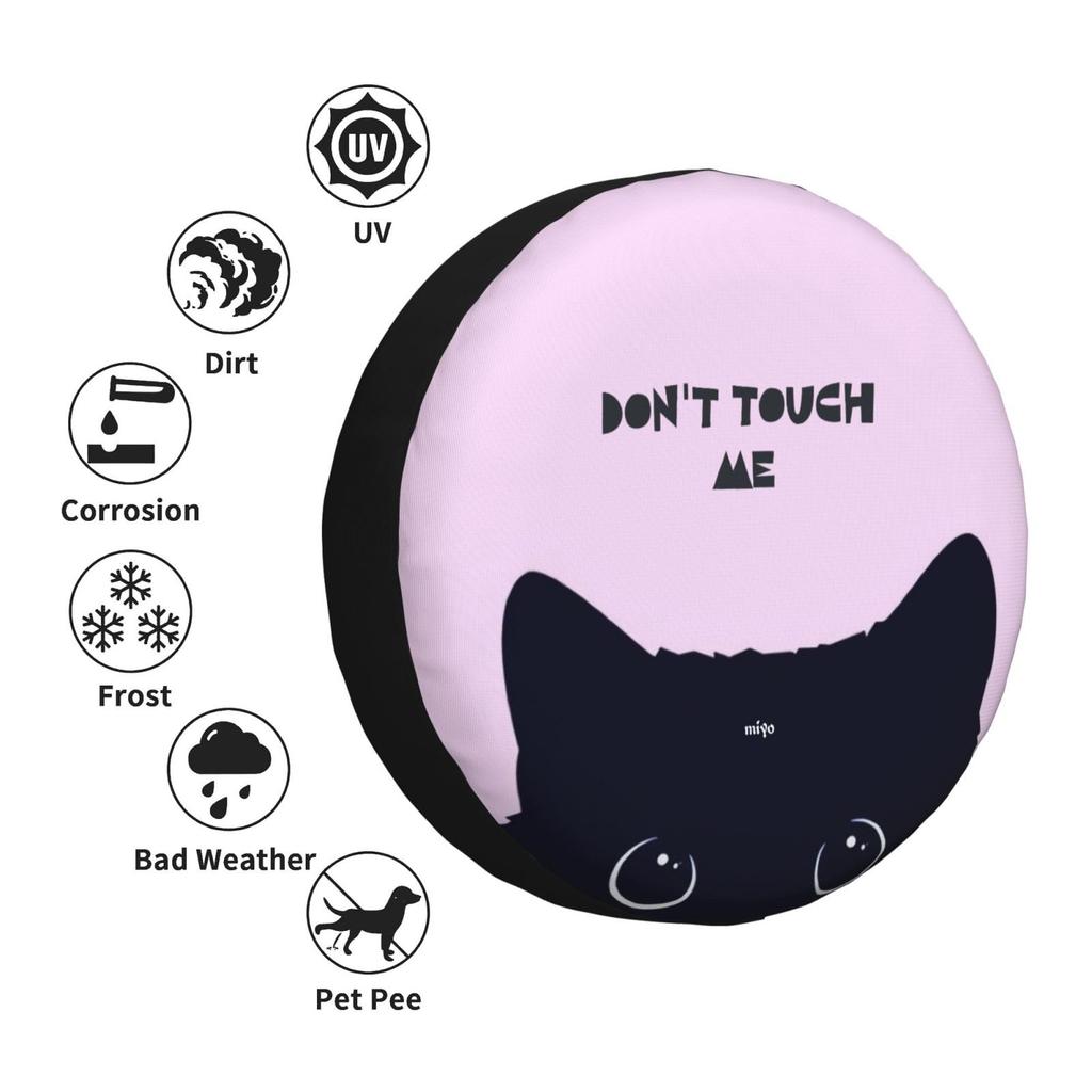 [§miyo] Spare Tire Cover for Cars, Compatible with 14, 15, 16, 17 Inches, Compatible