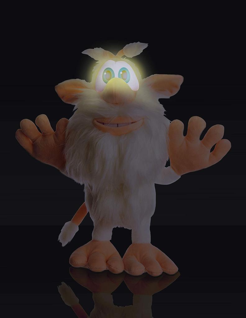 Brinquedo de Pelúcia Colecionável Booba com Olhos Show Netflix Booba Animal de Pelúcia Macio e Fofo para Crianças Companheiro Luz Noturna Licenciado Oficialmente Acende - - & -