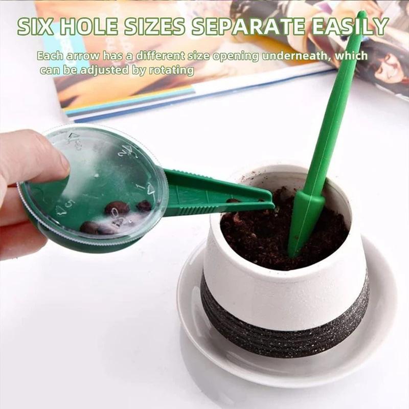 Manual Seeder Plant Seeds Sow Bonsai Accessories Garden Plants Vegetables Seed Drill Dispenser Vegetable Flower Grow Gardening