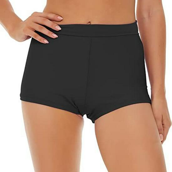 European & American Fashion Women's Split Swimsuit - Versatile Bikini Boyleg Trunks Style