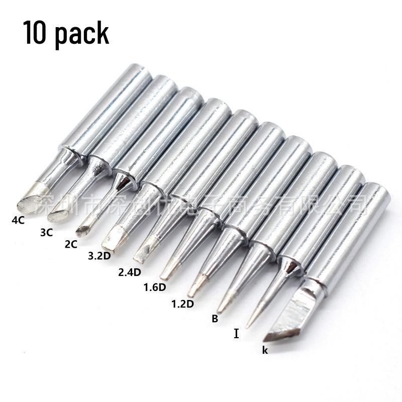 Soldering Iron Tips: B-Grade, 5, 10, or 12-Pack, 936 Model, Various Types Available