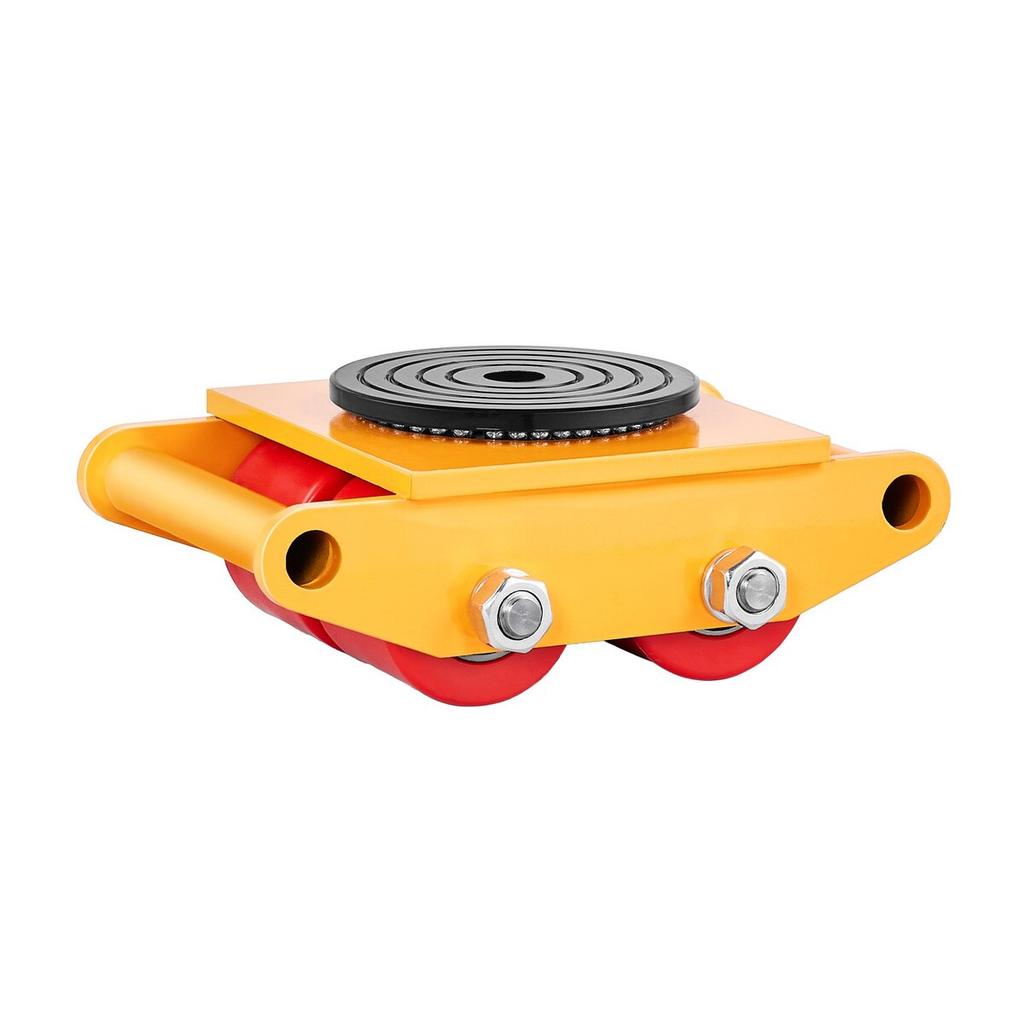 Carrello per Macchinari 13228 lbs 6T Carrello Dolly per Macchinari con Maniglia Rotazione 360°