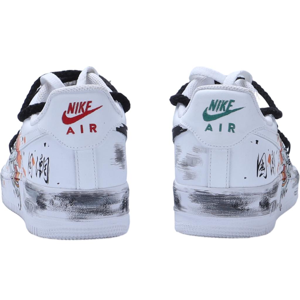 Nike Scarpe da Skateboard Air Force 1 Basse da Uomo Bianche CW2288-111(Team130-VAM)