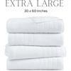 100 Cotton 4 Pack Bath Towels 30x60 Ring Spun Cotton Large Towels for Bathroom Quick Drying Highly Soft Absorbent Shower Towel