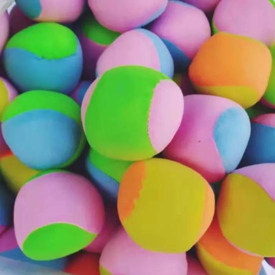 6Pcs Sticky Ball Sensory Toys Soft Throwing Balls for Kids Hand-Eye Coordination Catch Game Parent-Child Gift for Outdoor Play Kindergarten Activities