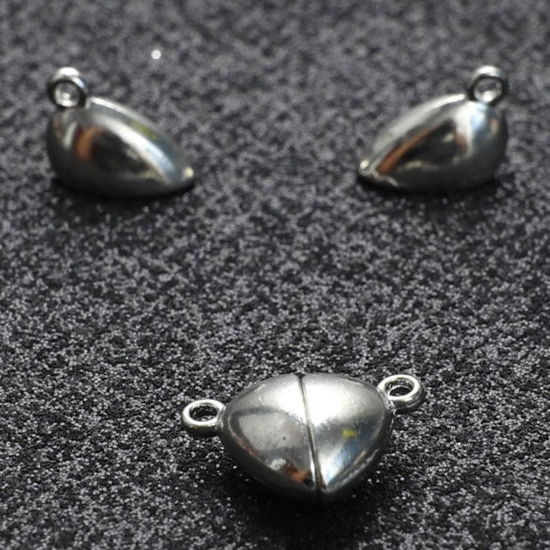 10ks Slitina mědi Láska Magnetický konvertor spony Přívěsek Náramek Náhrdelník Přívěsek