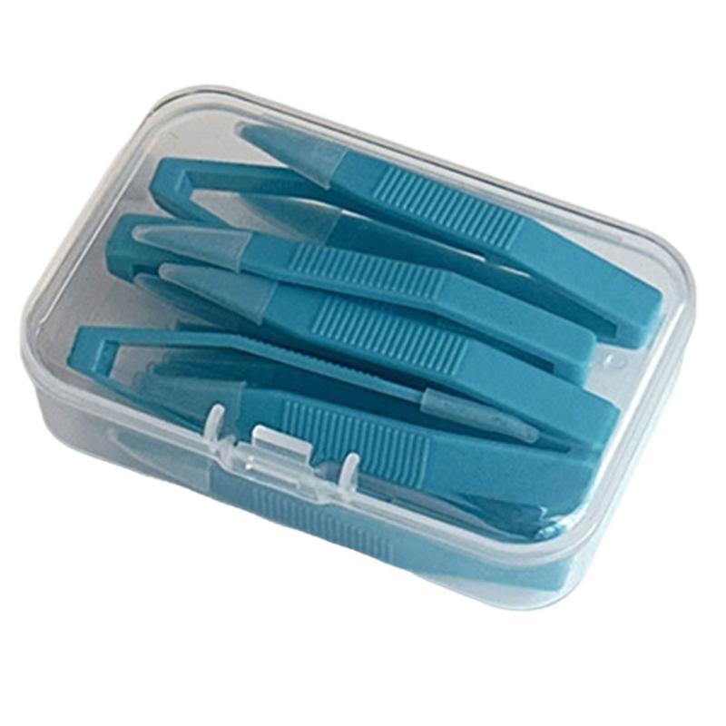10pcs Compact Lens Remover Tool and Container For Travel Friendly Eyewears Organization Lens Applicator Removing Kits