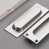 S-1Pc Stainless Steel Concealed Handle Built-in Concealed Sliding Door Sliding Door Drawer Handle Built-in Black Gold Handle