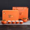Persimmon Ceramic Tea Set Gift Box