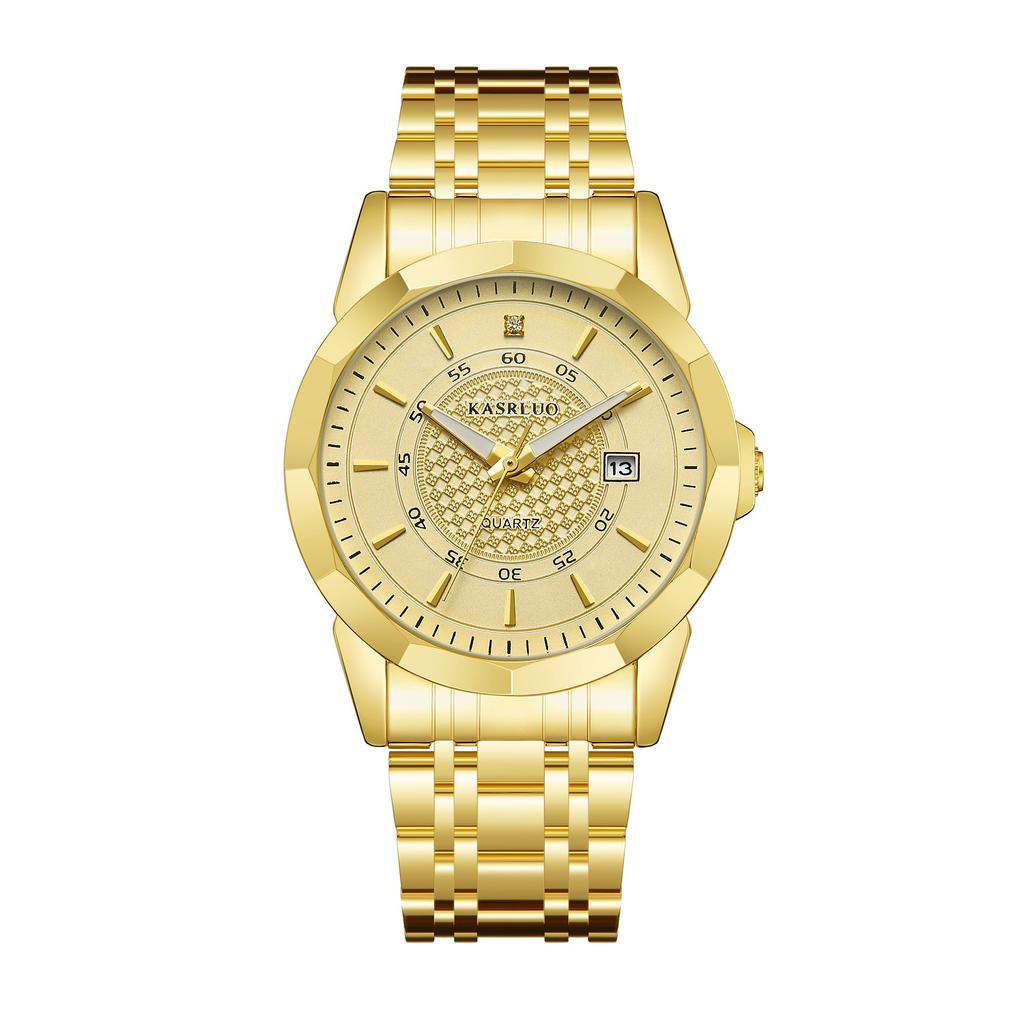 Casaro Watch Business Fashion Calendar Quartz Watch Luminous Men'S Watch Large Dial