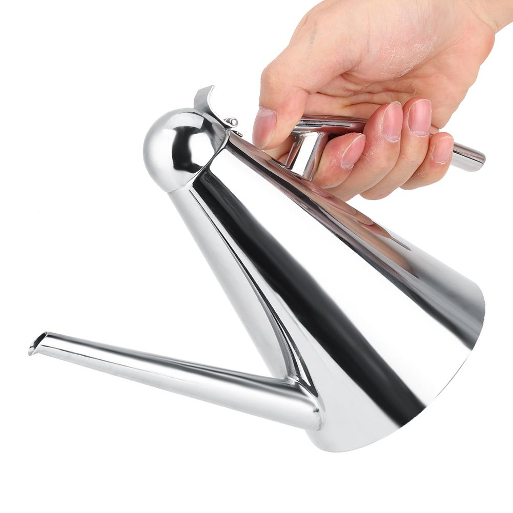 500ml Stainless Steel Oil Pot Dispenser Sauce Vinegar Can Bottle Storage Pot Kitchen Accessories