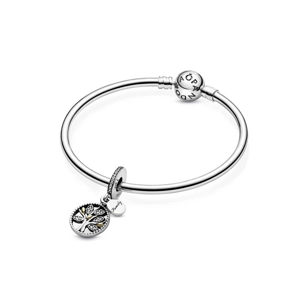 Pandora Family Tree Decoration 14K Gold/925 Silver Cubic Zirconia Pendant Women Pendant 791728CZ