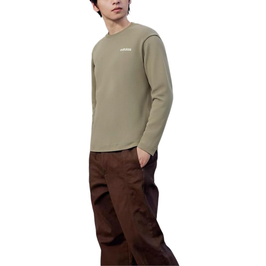 adidas Breathable Comfortable Round Neck Pullover Long Sleeve T-Shirt Unisex Tops JL9531