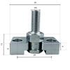 Floating Joint FYZIAA/FNZEAA-M3/4/5/6/8/10/14/18 Cylinder Connector, Internal & External Threads