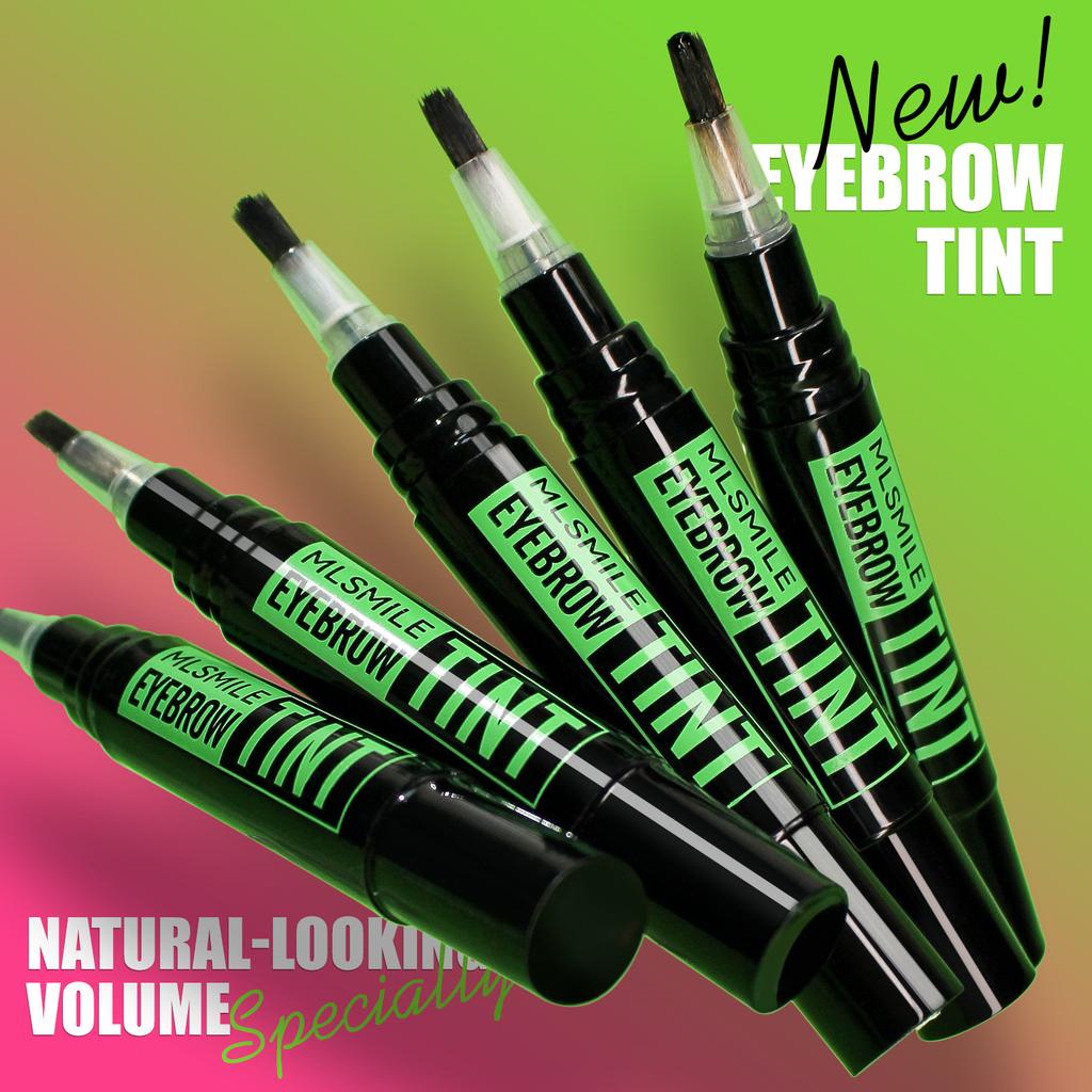 Brush Brow Tint Dye Waterproof Longlasting Black Brown Color Brow Gel Paint Tint Mascara Makeups Tool Brow Enhancer Cream Makeup